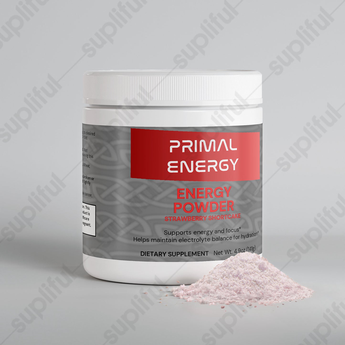 Energy Powder (Strawberry Shortcake)